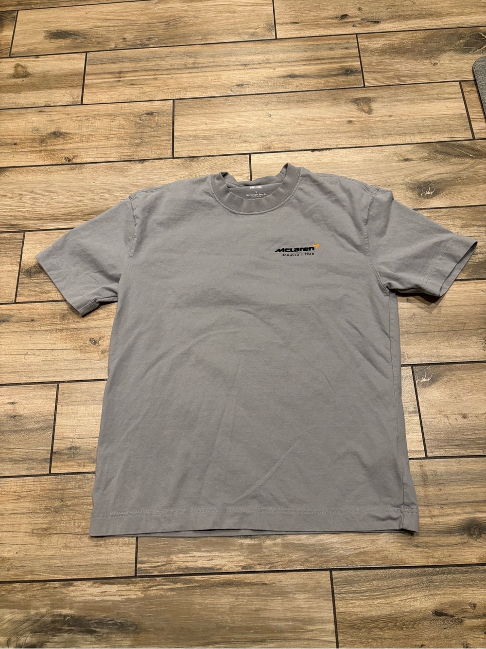 Hollister x McLaren F1 Lando Norris Graphic Tee Heavyweight Boxy Fit Size S - Picture 2 of 6